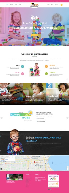 Web Design for Childcare Business